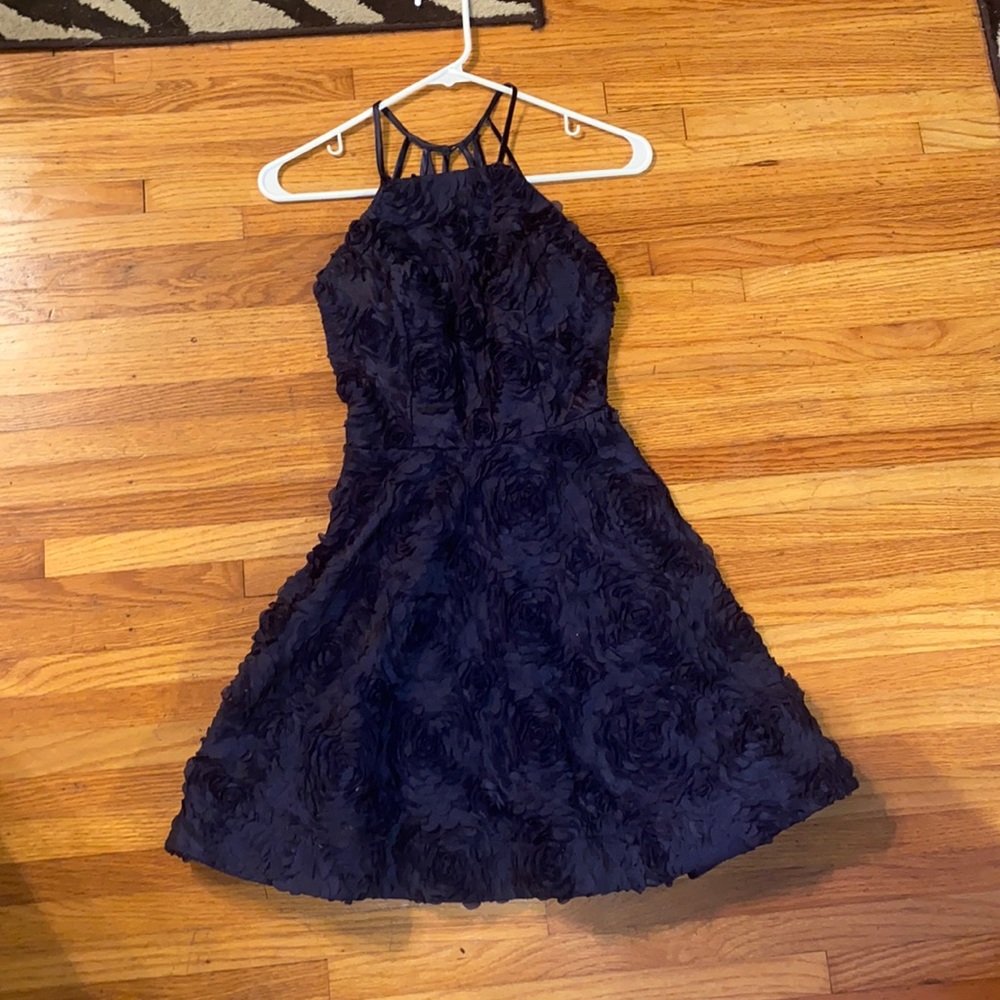 Blue Flowered Dress